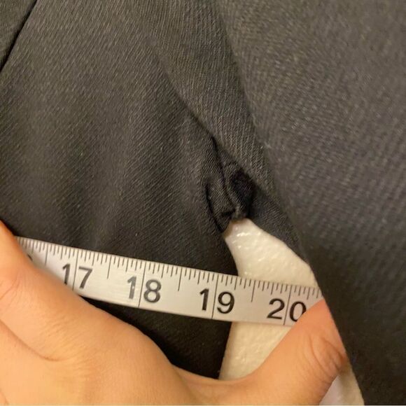 CAbi 3026 Turner Black Ponte knit Collarless one button Blazer jacket Size 6 - Picture 5 of 13